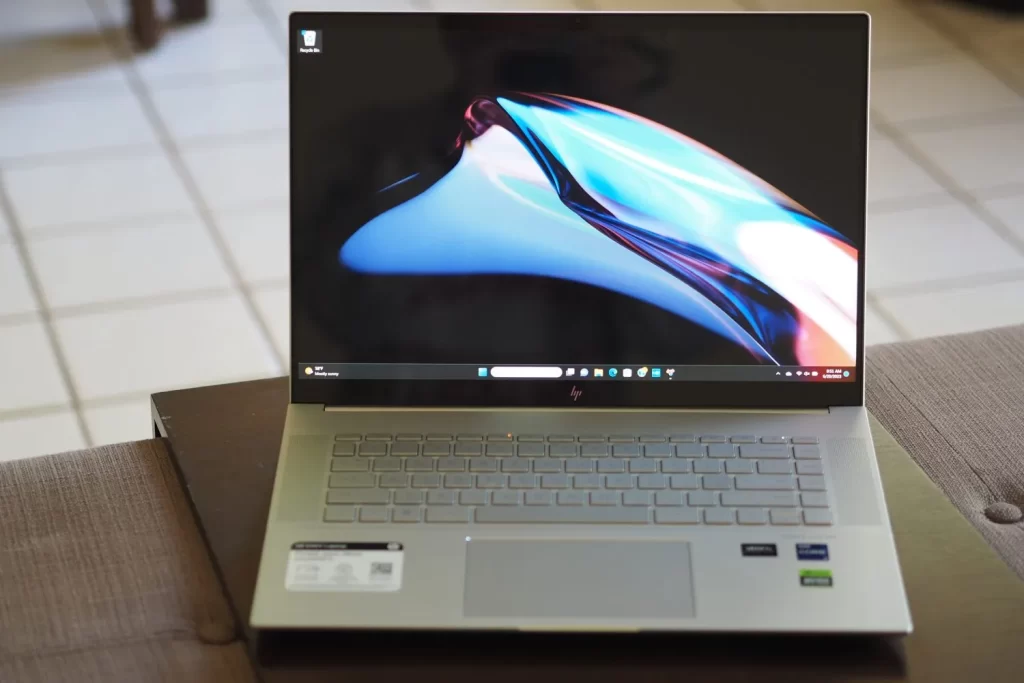 A front view of HP Envy 16